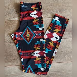 Colorful Geometric Design Leggings